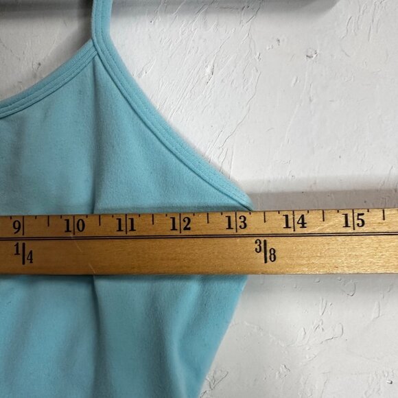 Lululemon Power Y Tank Top Womens Size 6 Blue Built In Bra Padded Athletic - Picture 10 of 10